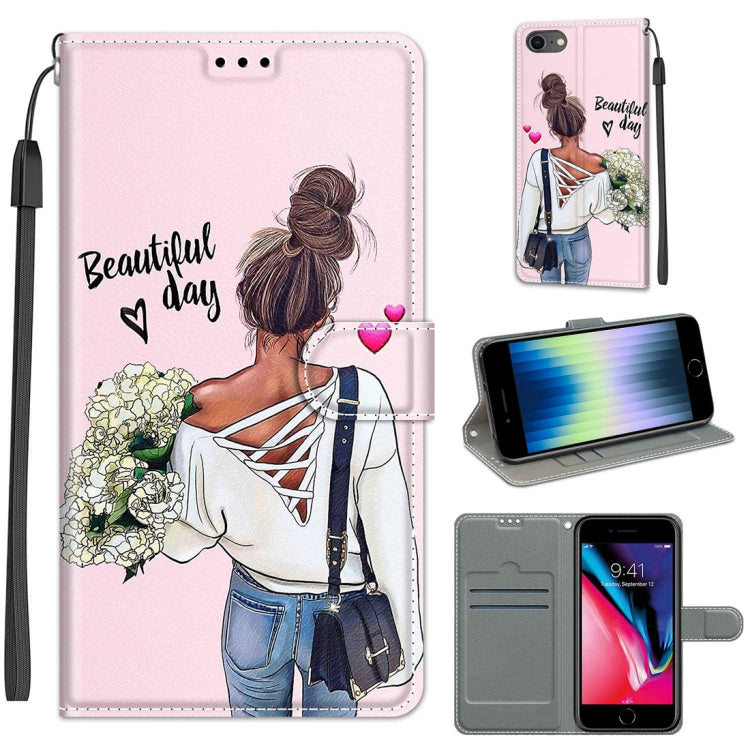 Case – Leather, Magnetic (iPhone SE 2022) #2 For iPhone SE 2022 SE 2020 8 7 C09 Hug Flower