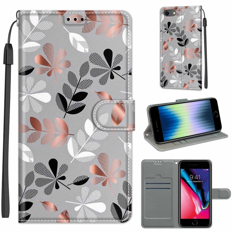 Case – Leather, Magnetic (iPhone SE 2022) #2 For iPhone SE 2022 SE 2020 8 7 C19 Material Flower