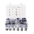 A1196 52 in 1 Car Rubber Cushion Pipe Clamps Stainless Steel Clamps, 52 in 1 52 in 1