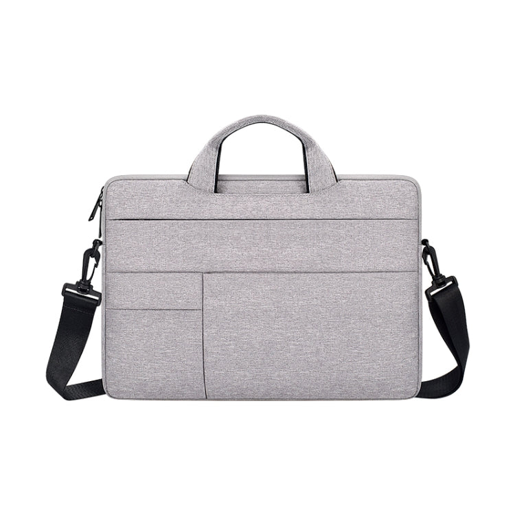 ND05SDJ Oxford Cloth + Nylon Laptop Portable Shoulder Bag, 13.3 inch, 14.1-15.4 inch, 15.6 inch – Durable Build, Easy to Use 13.3 inch Hemp Gray