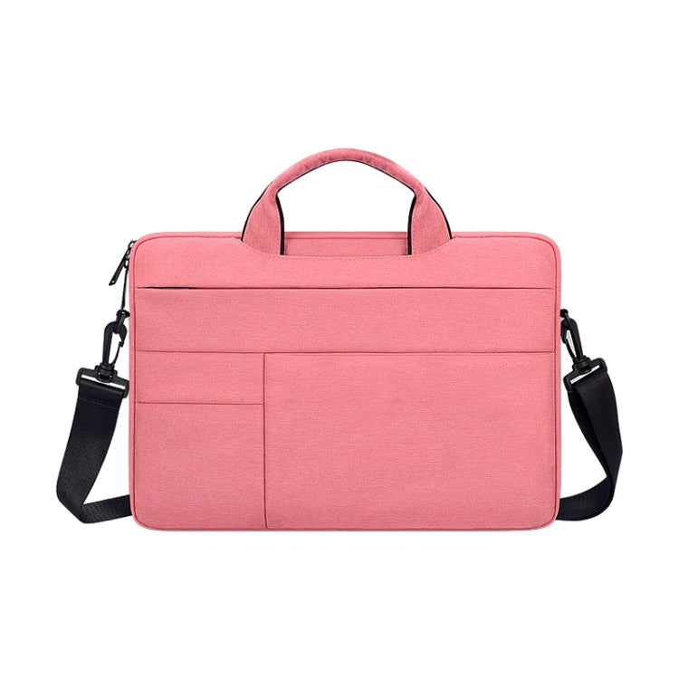 ND05SDJ Oxford Cloth + Nylon Laptop Portable Shoulder Bag, 13.3 inch, 14.1-15.4 inch, 15.6 inch – Durable Build, Easy to Use 14.1-15.4 inch Pink