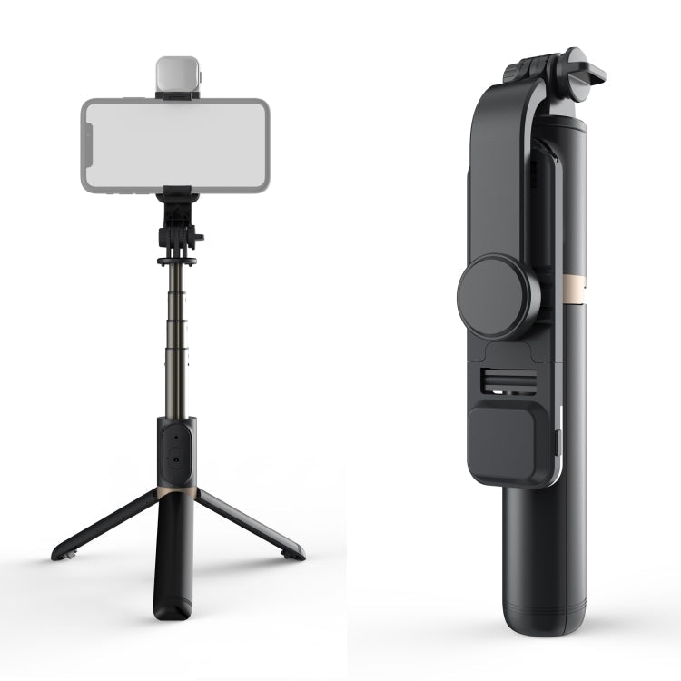 Q03S Fill Light Bluetooth Selfie Stick Tripod Mobile Phone Holder, Q03S(Black), Q03S(White) Q03S(Black) Black