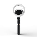 Q07 6 Inch Ring Light Portable Bluetooth Selfie Stick Tripod, Q07 Q07