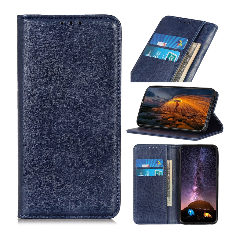 Magnetic Crazy Horse Texture Horizontal Flip Leather Case with Holder & Card Slots & Wallet – Magnetic, Card Slot, Flip, For iPhone 13 mini, For iPhone 13, For iPhone 13 Pro, For iPhone 13 Pro Max, For Nokia C10 / C20 For Nokia C10 C20 Blue