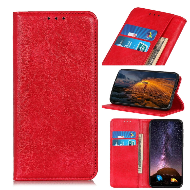 Magnetic Crazy Horse Texture Horizontal Flip Leather Case with Holder & Card Slots & Wallet – Magnetic, Card Slot, Flip, For iPhone 13 mini, For iPhone 13, For iPhone 13 Pro, For iPhone 13 Pro Max, For Nokia C10 / C20 For Nokia C10 C20 Red