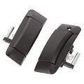 A5924 1 Pair Car Door Outside Handle 80607-CD41E+80606-CD01E for Nissan 350Z 2003-2009, CP-2592, CP-2593 CP-2592 Black