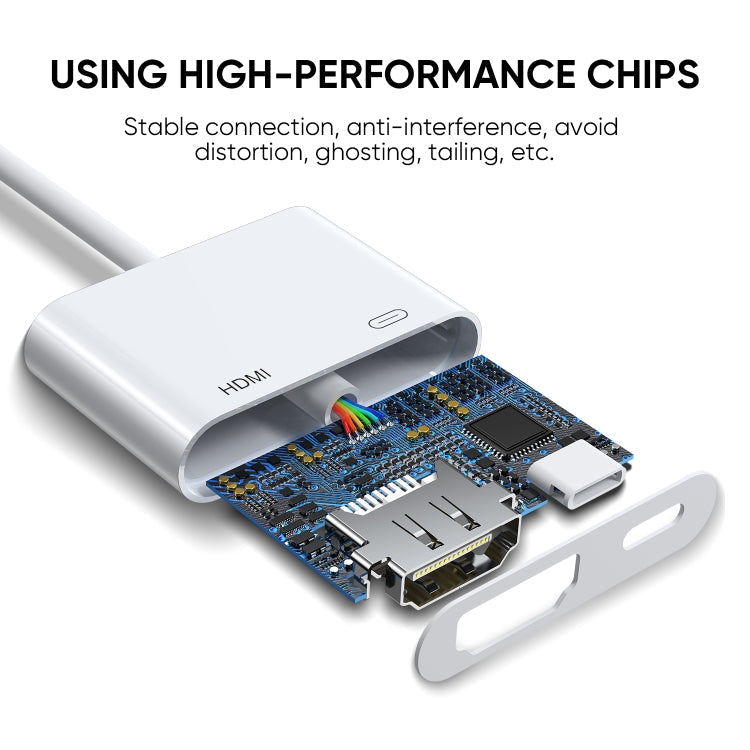 S-H141 Adapter – 1080P 8 Pin to HDMI Converter Adapter, S-H141