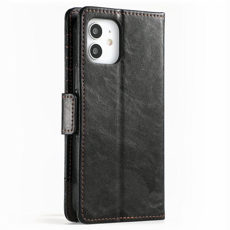 CaseNeo Business Splicing Dual Magnetic Buckle Horizontal Flip PU Leather Case with Holder & Card Slots & Wallet, For iPhone 12 / 12 Pro, For iPhone 12 Pro Max, For iPhone 11 Pro, For iPhone 11