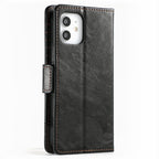 CaseNeo Business Splicing Dual Magnetic Buckle Horizontal Flip PU Leather Case with Holder & Card Slots & Wallet, For iPhone 12 / 12 Pro, For iPhone 12 Pro Max, For iPhone 11 Pro, For iPhone 11