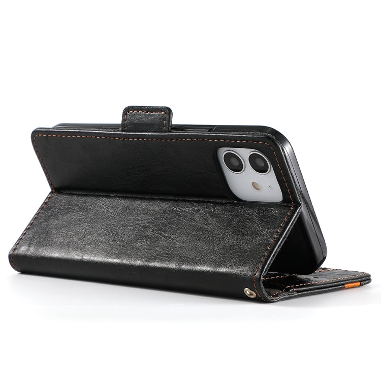 CaseNeo Business Splicing Dual Magnetic Buckle Horizontal Flip PU Leather Case with Holder & Card Slots & Wallet, For iPhone 12 / 12 Pro, For iPhone 12 Pro Max, For iPhone 11 Pro, For iPhone 11