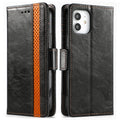 CaseNeo Business Splicing Dual Magnetic Buckle Horizontal Flip PU Leather Case with Holder & Card Slots & Wallet, For iPhone 11 Pro Max