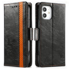 CaseNeo Business Splicing Dual Magnetic Buckle Horizontal Flip PU Leather Case with Holder & Card Slots & Wallet, For iPhone 11 Pro Max