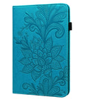 Lace Flower Embossing Pattern Horizontal Flip Leather Case with Holder & Card Slots & Wallet & Photo Frame & Sleep / Wake-up Function – Card Slot, Flip, Leather, For iPad 9.7 2018 / 9.7  2017 / Air 2 / Air, For iPad mini  2019 / 4 / 3 / 2 / 1