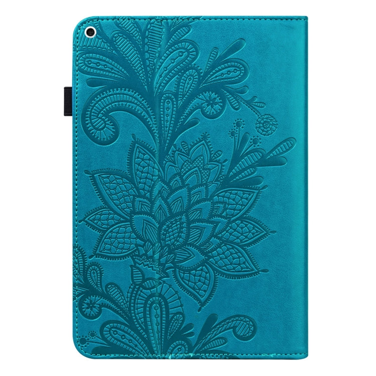 Lace Flower Embossing Pattern Horizontal Flip Leather Case with Holder & Card Slots & Wallet & Photo Frame & Sleep / Wake-up Function – Card Slot, Flip, Leather, For iPad 9.7 2018 / 9.7  2017 / Air 2 / Air, For iPad mini  2019 / 4 / 3 / 2 / 1