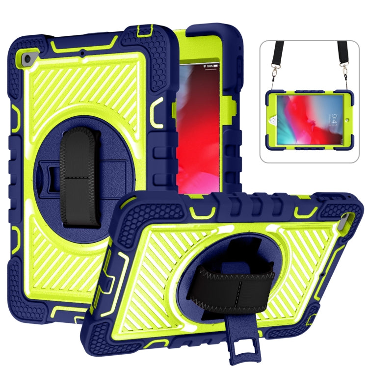 Case – Shockproof, Silicone (iPad mini) For iPad mini (2019) 4 Navy Blue+Yellow Green