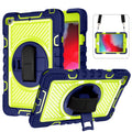 Case – Shockproof, Silicone (iPad mini) For iPad mini (2019) 4 Navy Blue+Yellow Green
