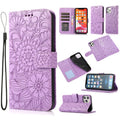 Case – Leather (iPhone 12) #7 For iPhone 12 Purple