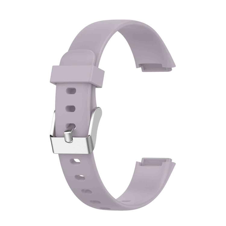 For Fitbit Luxe Silicone Color Buckle Replacement Strap Watchband, S, L – Durable Build, Easy to Use S Light Purple