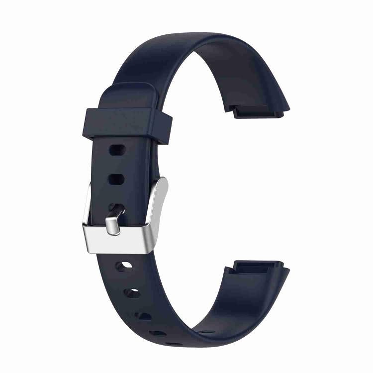 For Fitbit Luxe Silicone Color Buckle Replacement Strap Watchband, S, L – Durable Build, Easy to Use S Dark Blue