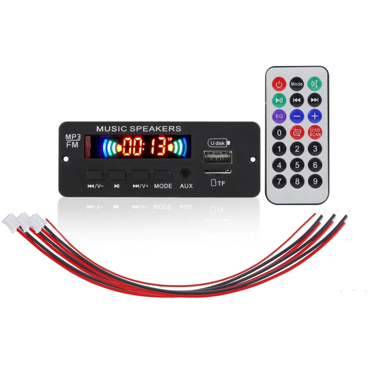 JX-808BT Car 12V Audio MP3 Player Decoder Board FM Radio USB, with Bluetooth / Remote Control / Recording, JX-808BT JX-808BT
