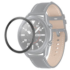 Smart Watch Wave Texture Bezel Ring, For Samsung Galaxy Watch 3 41mm, For Samsung Galaxy Watch 3 45mm For Samsung Galaxy Watch 3 41mm Black