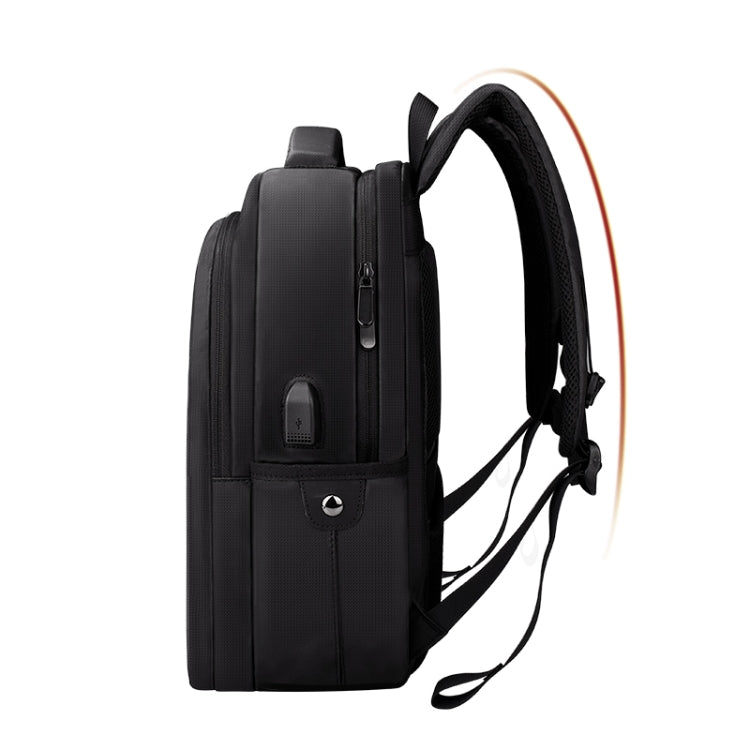 SJ01 Business Casual Computer Backpack with USB Charging Port, 13-15 inch Universal – Waterproof
