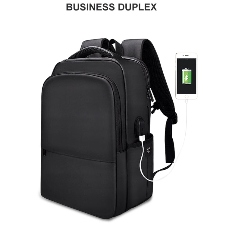 SJ01 Business Casual Computer Backpack with USB Charging Port, 13-15 inch Universal – Waterproof