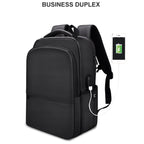 SJ01 Business Casual Computer Backpack with USB Charging Port, 13-15 inch Universal – Waterproof