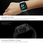 CS201 Smart Watch – 1.3" Screen, IP68 Waterproof, Heart Rate Monitoring