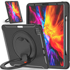 Shockproof TPU + PC Protective Case with 360 Degree Rotation Foldable Handle Grip Holder & Pen Slot – Shockproof, TPU, For iPad Pro 12.9 2020 / 2018, For Samsung Galaxy Tab S6 Lite 10.4 inch P610