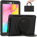 Shockproof TPU + PC Protective Case with 360 Degree Rotation Foldable Handle Grip Holder & Pen Slot, For Samsung Galaxy Tab A 8.0 2019 T290 For Samsung Galaxy Tab A 8.0 2019 T290 Black