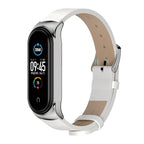 For Xiaomi Mi Band 6 / 5 CS Microfiber Leather Replacement Watchband
