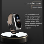 For Xiaomi Mi Band 6 / 5 CS Microfiber Leather Replacement Watchband