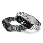 For Xiaomi Mi Band 6 / 5 CS Mijobs CS Metal Three Bead Stainless Steel Watch Band