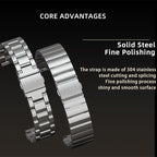 For Xiaomi Mi Band 6 / 5 CS Mijobs CS Metal Three Bead Stainless Steel Watch Band