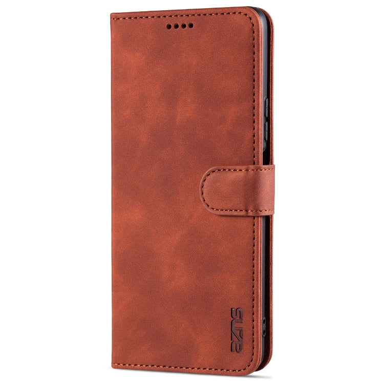 AZNS Skin Feel Calf Texture Horizontal Flip Leather Case with Card Slots & Holder & Wallet – Card Slot, Flip, Leather, For Honor 50 SE