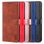 AZNS Skin Feel Calf Texture Horizontal Flip Leather Case with Card Slots & Holder & Wallet – Card Slot, Flip, Leather, For Honor 50 SE
