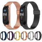 For Xiaomi Mi Band 6 / 5 Mijobs Milan Buckle Plus Stainless Steel Watch Band