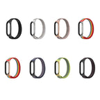 For Xiaomi Mi Band 6 / 5 Mijobs Nylon Loop Plus Strap Replacement Watchband