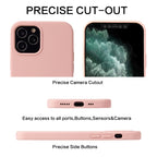 Solid Color Liquid Silicone Shockproof Protective Case, For iPhone 13 Pro