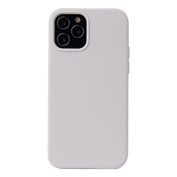 Solid Color Liquid Silicone Shockproof Protective Case, For iPhone 13 Pro Max For iPhone 13 Pro Max White