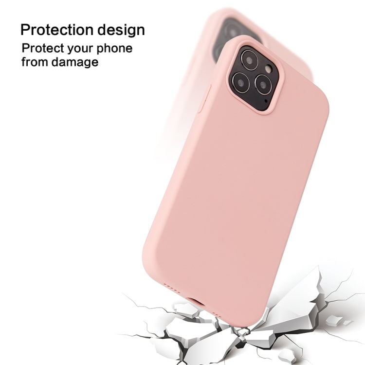 Solid Color Liquid Silicone Shockproof Protective Case, For iPhone 13 Pro Max