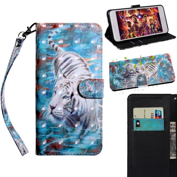 3D Painting Pattern Coloured Drawing Horizontal Flip TPU + PU Leather Case with Holder & Card Slots & Wallet – Card Slot, Flip, Leather, For Xiaomi Redmi 8A, For Xiaomi Mi 9 Pro For Xiaomi Redmi 8A Tiger