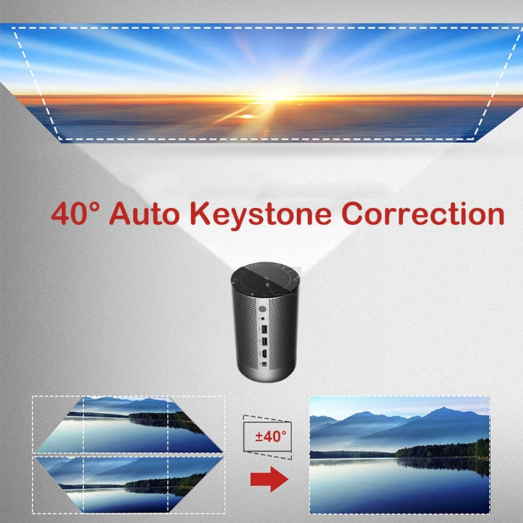 A5 1920x1080P 200 ANSI Multi-function Portable Home Theater LED HD Digital Projector Bluetooth Speaker, Android 7.1, 2G+16GB, A5 US Plug