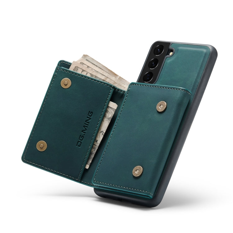 DG.MING M1 Series 3-Fold Multi Card Wallet Back Cover Shockproof Case with Holder Function, For Samsung Galaxy S21, For Samsung Galaxy S21 FE, For Samsung Galaxy S21+
