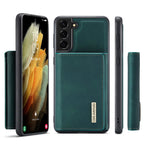 DG.MING M1 Series 3-Fold Multi Card Wallet Back Cover Shockproof Case with Holder Function, For Samsung Galaxy S21, For Samsung Galaxy S21 FE, For Samsung Galaxy S21+