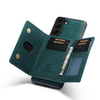 DG.MING M2 Series 3-Fold Multi Card Bag Back Cover Shockproof Case with Wallet & Holder Function, For Samsung Galaxy S21, For Samsung Galaxy S21 FE, For Samsung Galaxy S21+