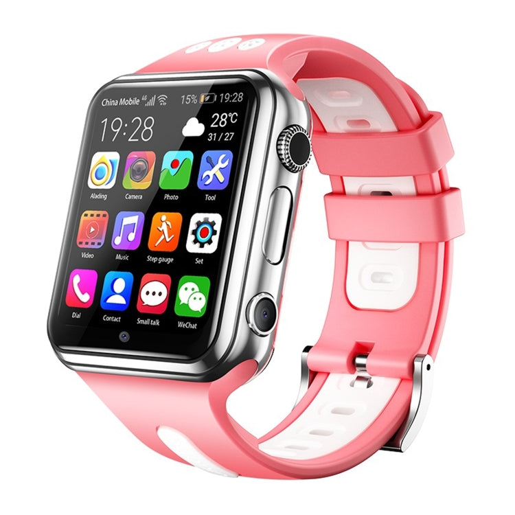 W5 Kids Phone Watch – 1.54" Screen, GPS 2GB+16GB Silver Pink