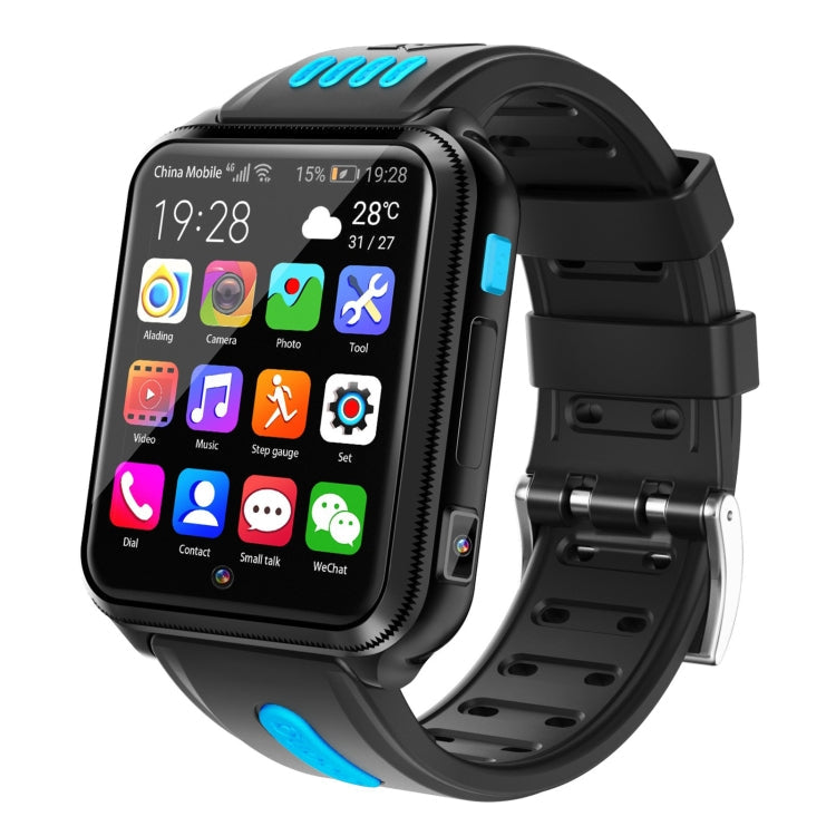 W5 Kids Phone Watch – 1.54" Screen, GPS 2GB+32GB Black Blue