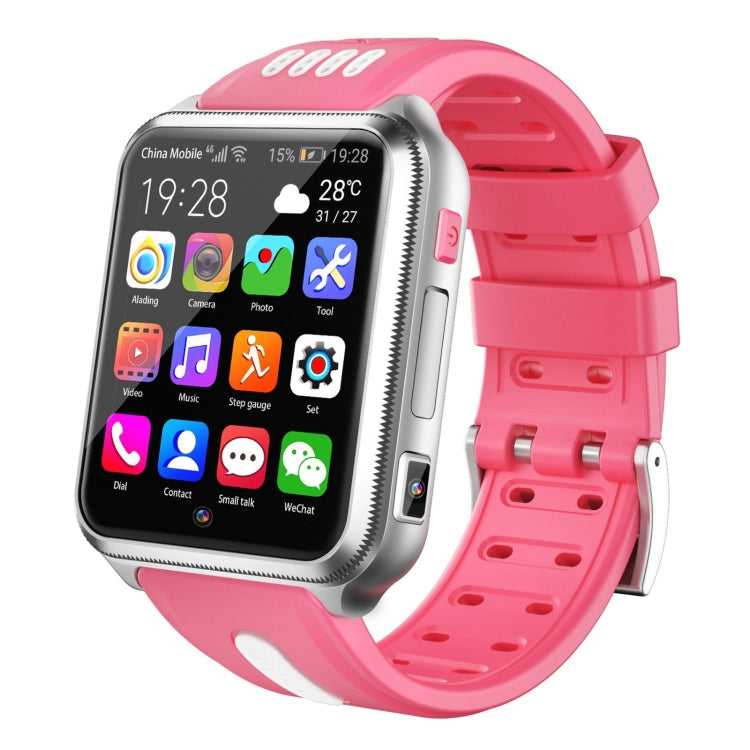 W5 Kids Phone Watch – 1.54" Screen, GPS 2GB+32GB Silver Pink